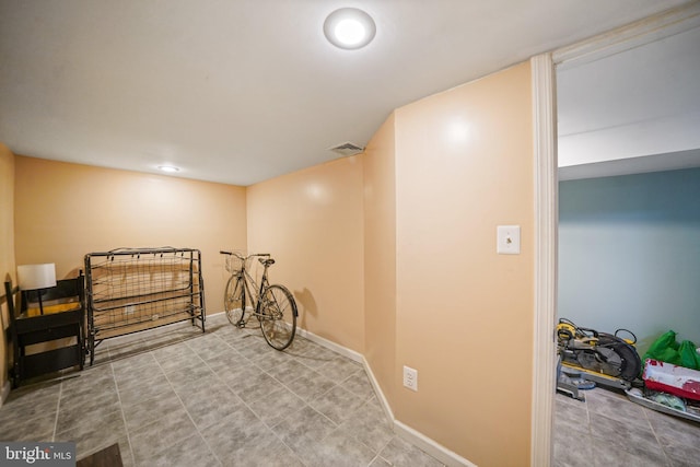 4517 Springfield Ave, Philadelphia, PA 19143 - exercise room featuring baseboards and visible vents