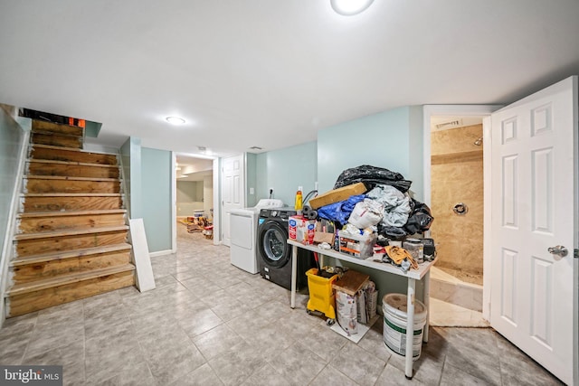 4517 Springfield Ave, Philadelphia, PA 19143 - laundry room with washer / dryer, laundry area, and visible vents