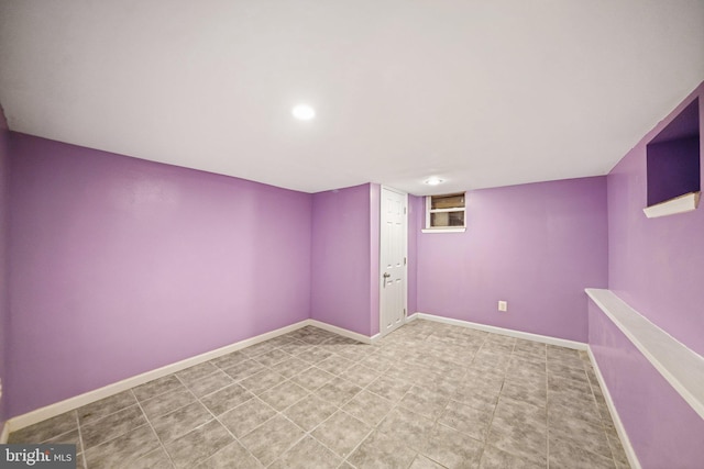4517 Springfield Ave, Philadelphia, PA 19143 - finished below grade area with baseboards and recessed lighting
