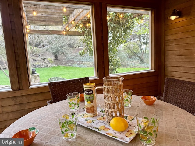 307 Homestead Rd, Hershey, PA 17033 - dining room with wood walls