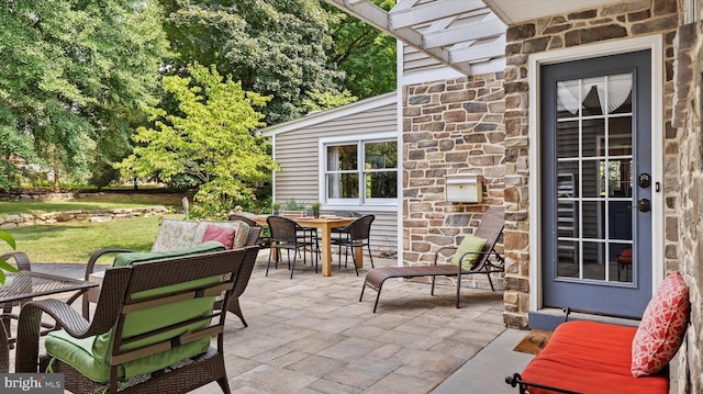 307 Homestead Rd, Hershey, PA 17033 - view of patio / terrace with outdoor dining area