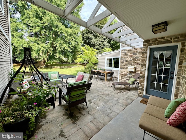 307 Homestead Rd, Hershey, PA 17033 - view of patio with outdoor lounge area and outdoor dining area