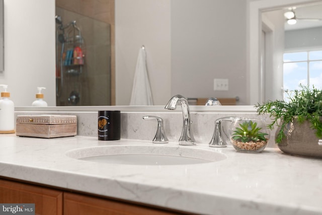 2537 Monarch Way, Bel Air, MD 21015 - bathroom with vanity and a shower with door