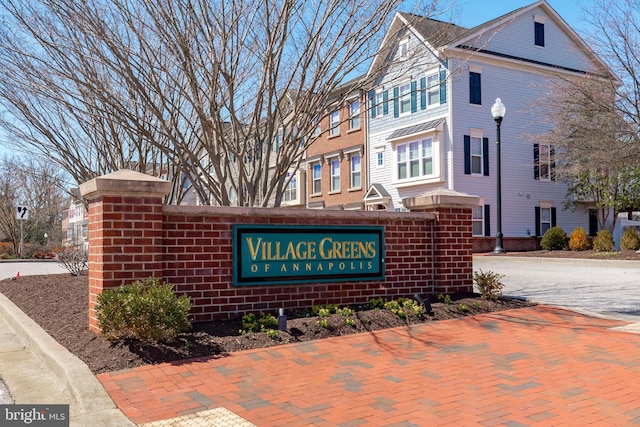 1614 Belle Dr, Annapolis, MD 21401 - view of community / neighborhood sign