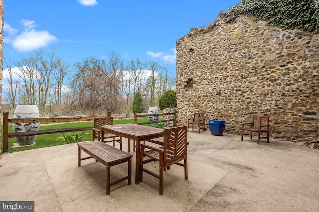 6068 Stoney Hill Rd, New Hope, PA 18938 - view of patio with outdoor dining area