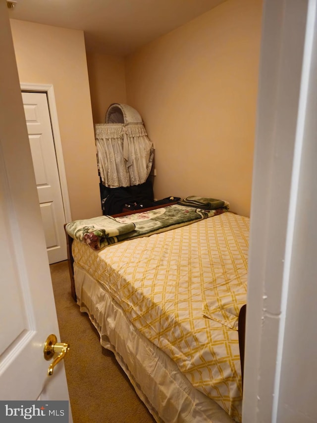 bedroom featuring carpet floors
