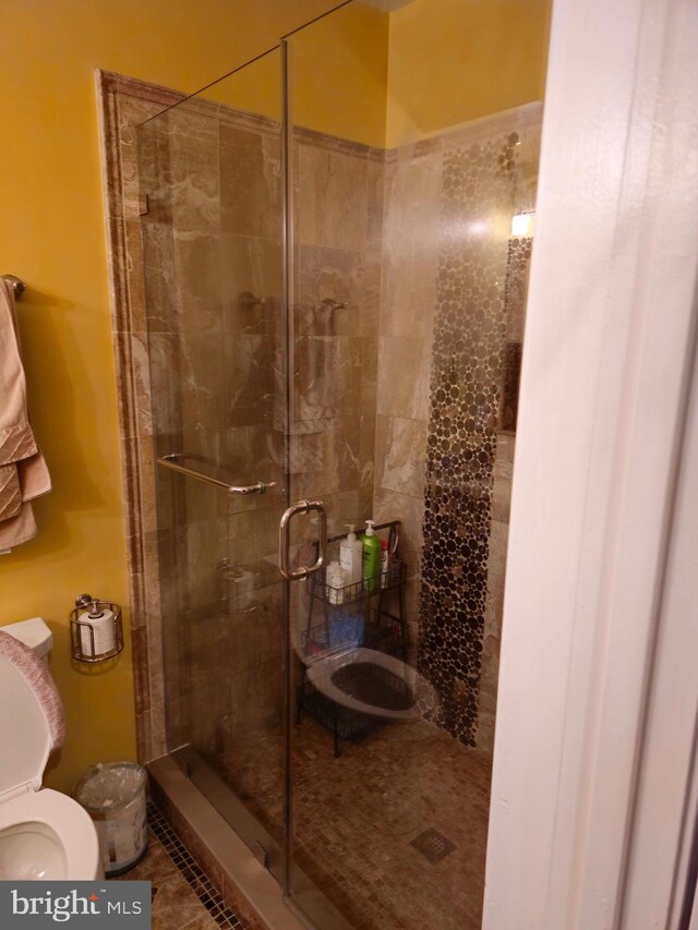 314 Senate Ct, Herndon, VA 20170 - bathroom featuring a shower stall and toilet