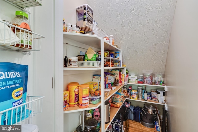 view of pantry