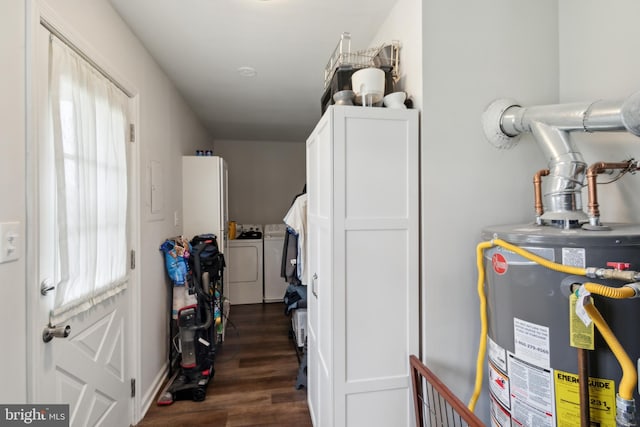 617 Franklin Ave, Cherry Hill, NJ 08002 - utility room featuring water heater and independent washer and dryer