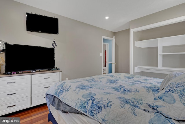 3600 Yorktown Dr, Waldorf, MD 20601 - bedroom with recessed lighting and wood finished floors