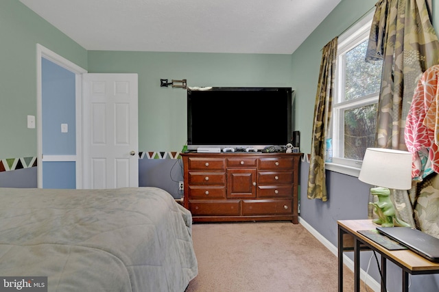 3600 Yorktown Dr, Waldorf, MD 20601 - bedroom featuring baseboards and light colored carpet