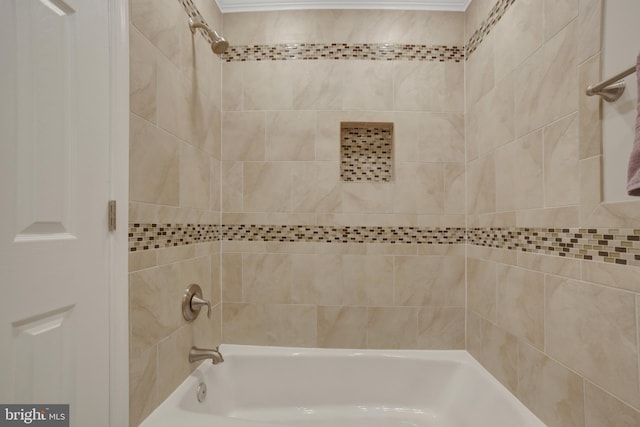 full bathroom with shower / tub combination