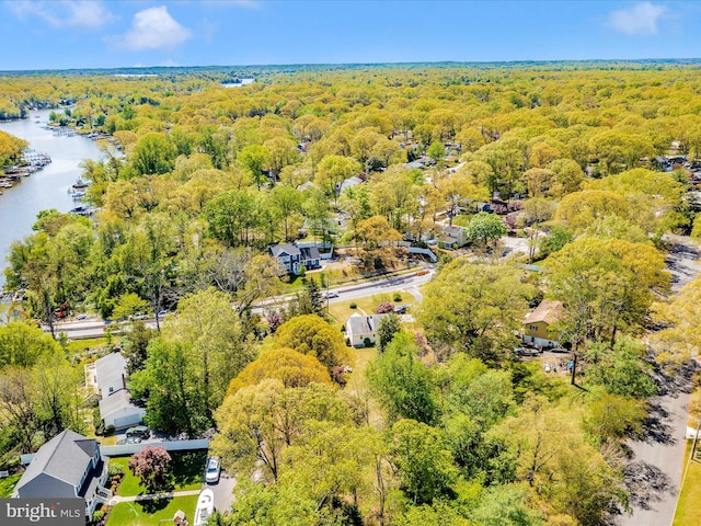 268 Magothy Bridge Rd, Pasadena, MD 21122 - aerial view with a water view and a view of trees