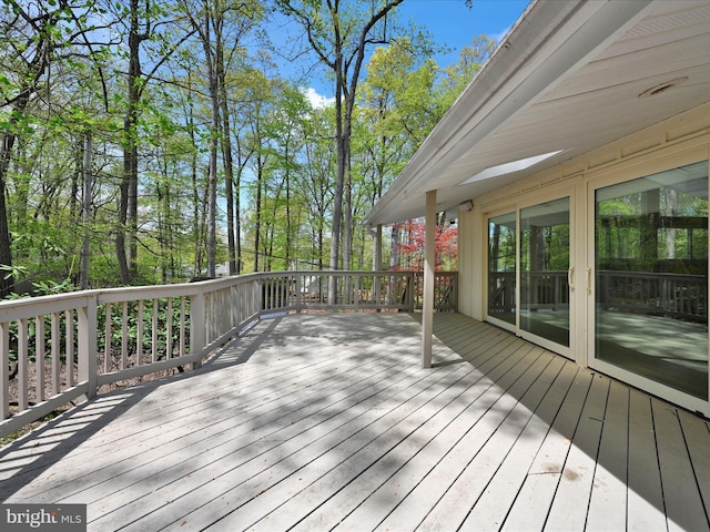 694 Trowill Ln, Wayne, PA 19087 - view of wooden terrace