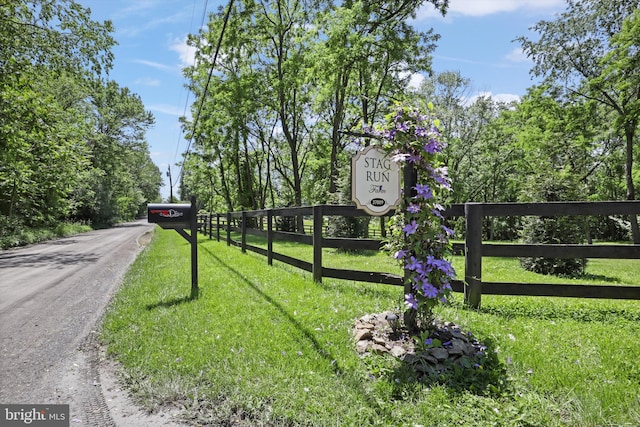 view of road