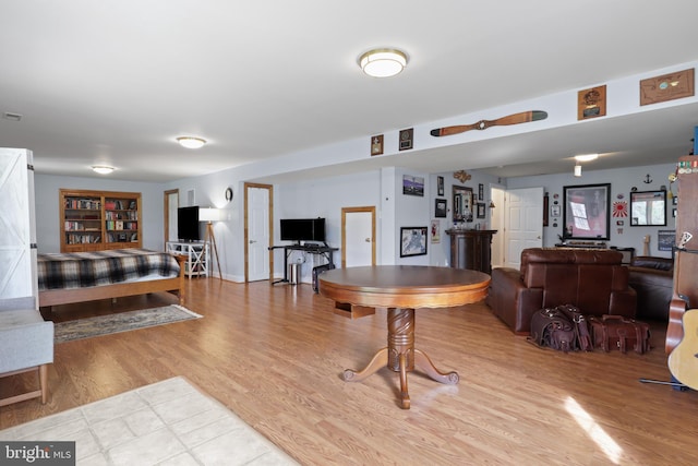 living room featuring wood finished floors