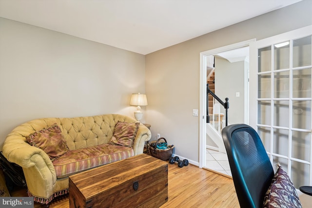 9000 Hunting Horn Ln, Potomac, MD 20854 - home office with wood finished floors and baseboards