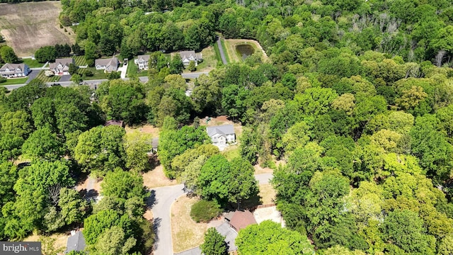 419 Kimberly Way, Felton, DE 19943 - aerial view of property and surrounding area featuring a forest