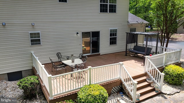 419 Kimberly Way, Felton, DE 19943 - deck with stairs