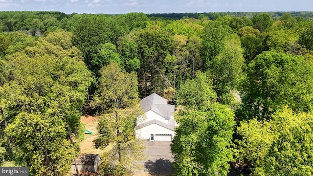 419 Kimberly Way, Felton, DE 19943 - view from above of property with a heavily wooded area