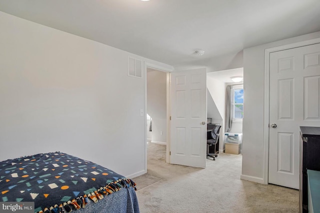 1012 Twin Vw, Glen Burnie, MD 21060 - bedroom featuring baseboards, visible vents, and light carpet