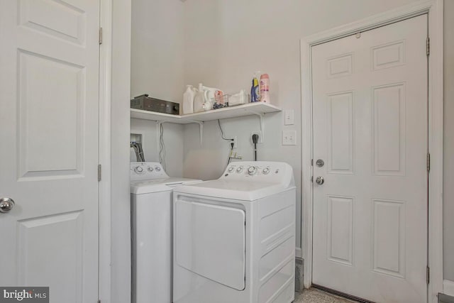 1012 Twin Vw, Glen Burnie, MD 21060 - laundry room with separate washer and dryer and laundry area