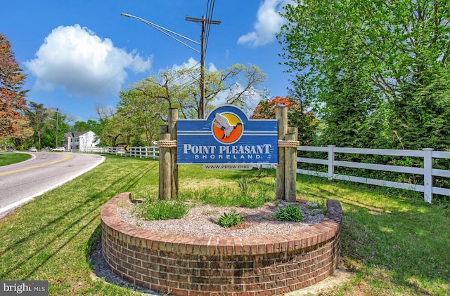 1012 Twin Vw, Glen Burnie, MD 21060 - community sign featuring fence and a yard