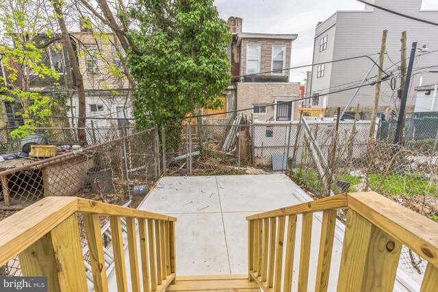 exterior space with fence