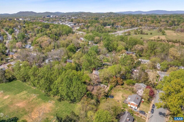 1112 Park St, Charlottesville, VA 22901 - birds eye view of property with a mountain view