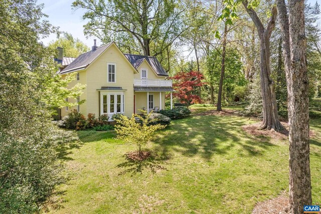 1112 Park St, Charlottesville, VA 22901 - view of yard with a balcony