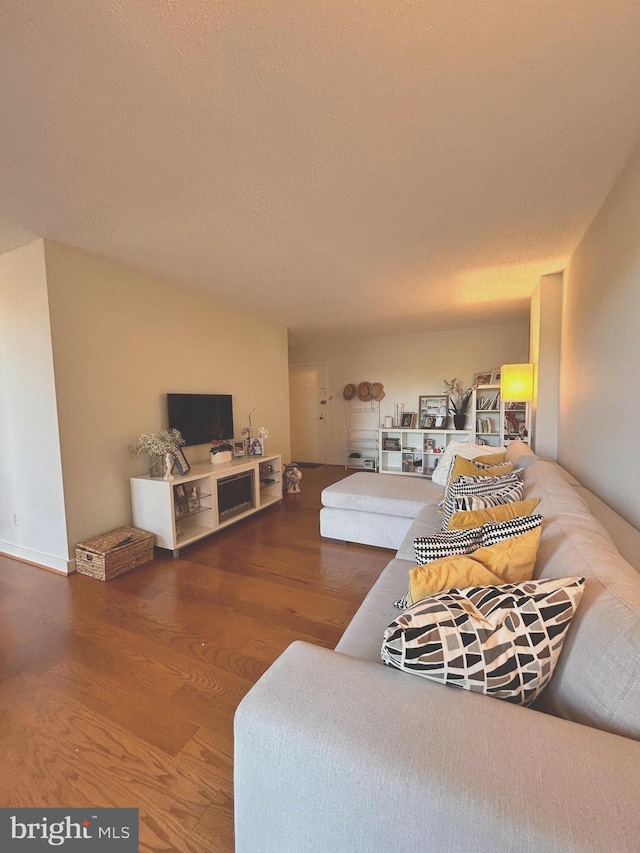 2300 Pimmit Dr Unit 601, Falls Church, VA 22043 - living room with wood finished floors