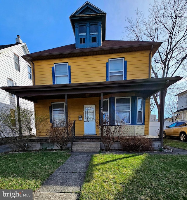 28 N Enola Dr, Enola, PA 17025 - traditional style home with covered porch and a front yard