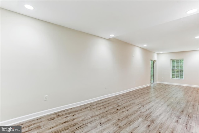 9409 Emory Grove Rd, Gaithersburg, MD 20877 - spare room with light wood finished floors, baseboards, and recessed lighting