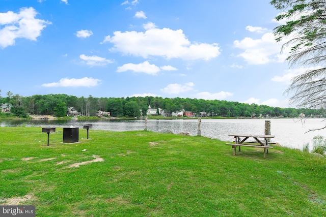 2914 Fairhaven Dr, Tobyhanna, PA 18466 - view of yard with a water view
