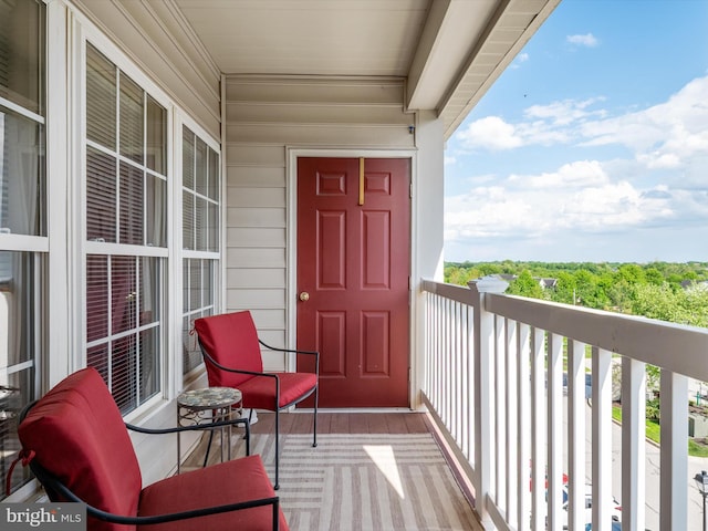 11110 Chambers Ct Unit N, Woodstock, MD 21163 - view of balcony
