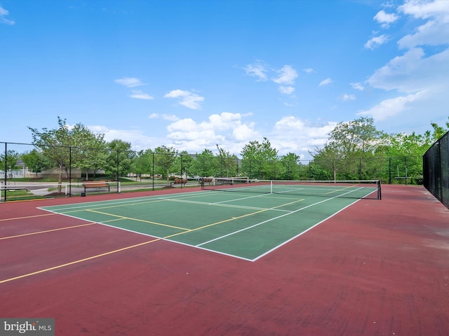 11110 Chambers Ct Unit N, Woodstock, MD 21163 - view of sport court with community basketball court and fence