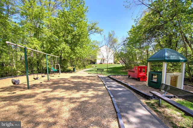 view of community with playground community