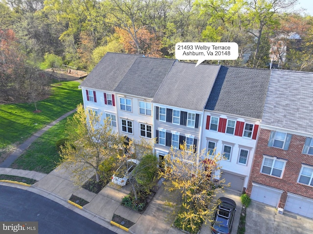 drone / aerial view