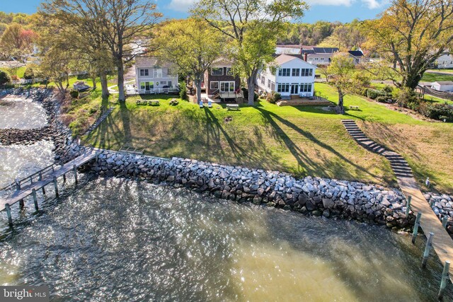 6555 Clagett Ave, Tracys Landing, MD 20779 - exterior space featuring a water view