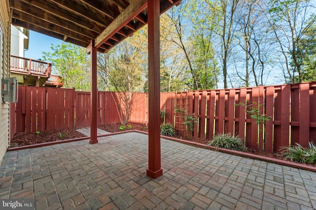 2068 Capstone, Herndon, VA 20170 - view of patio with a fenced backyard