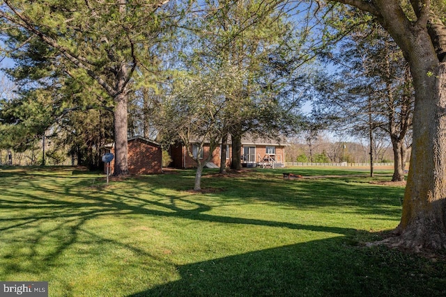 view of yard