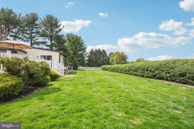 205 S Lehigh Rd, Glassboro, NJ 08028 - view of yard featuring fence