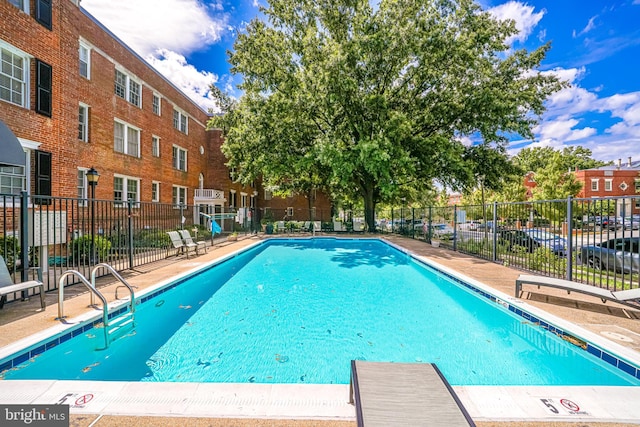 pool with fence
