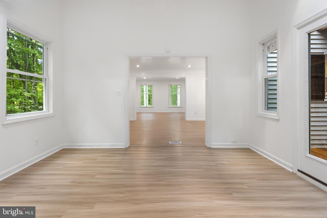 5235 Chalk Point Rd, West River, MD 20778 - spare room with light wood-style floors and baseboards