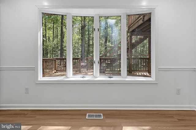 5235 Chalk Point Rd, West River, MD 20778 - unfurnished room with baseboards and wood finished floors