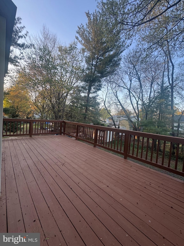 view of deck