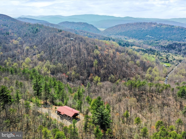 2201 Mill Gap Rd, Lost City, WV 26810 - bird's eye view with a mountain view and a view of trees