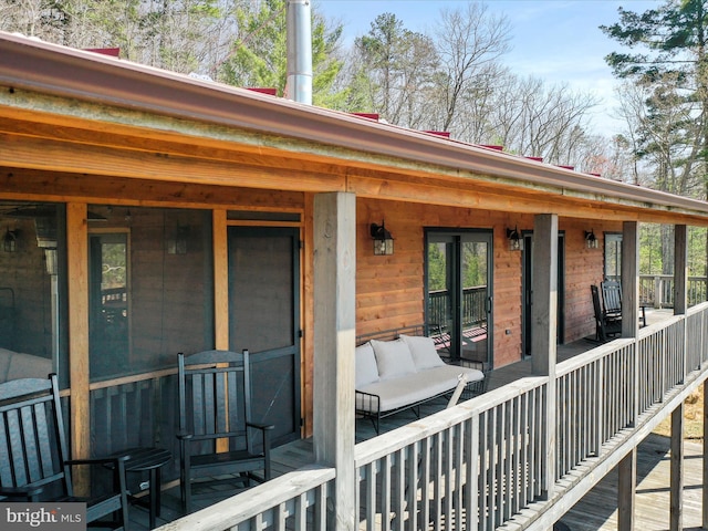 2201 Mill Gap Rd, Lost City, WV 26810 - view of wooden deck