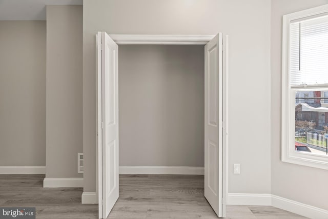 closet featuring visible vents