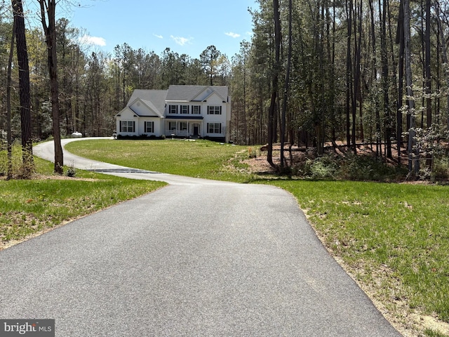 13301 Windjammer Ct, Hughesville, MD 20637 - view of front of property with a front lawn
